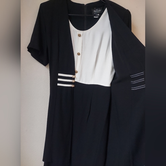 Vintage 80s Tori Alexander Business Dress Size 8 - Picture 6 of 12